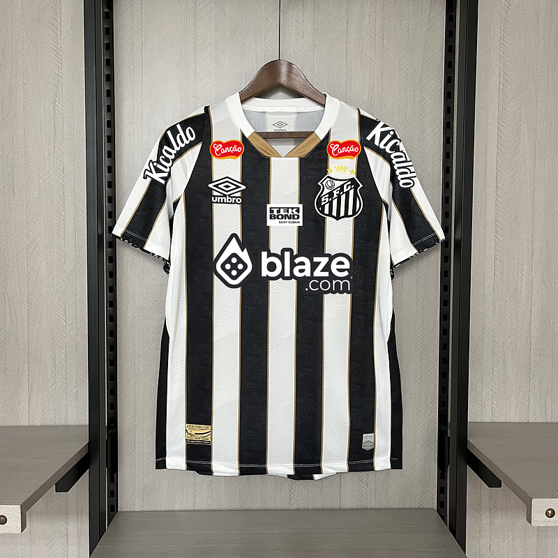 Camisa 24∕25 Santos away all sponsors S-4XL(B169)