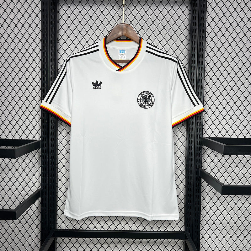 Retro Germany 1986 Home Retro Jersey(B8E5)