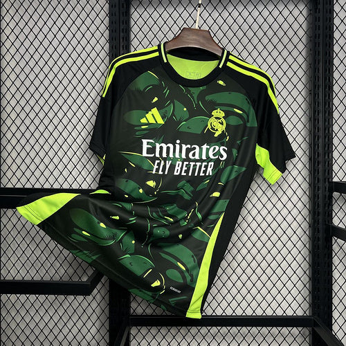 Real Madrid 2024∕25 Green and black special edition Jersey S-XXXXL(27BE)