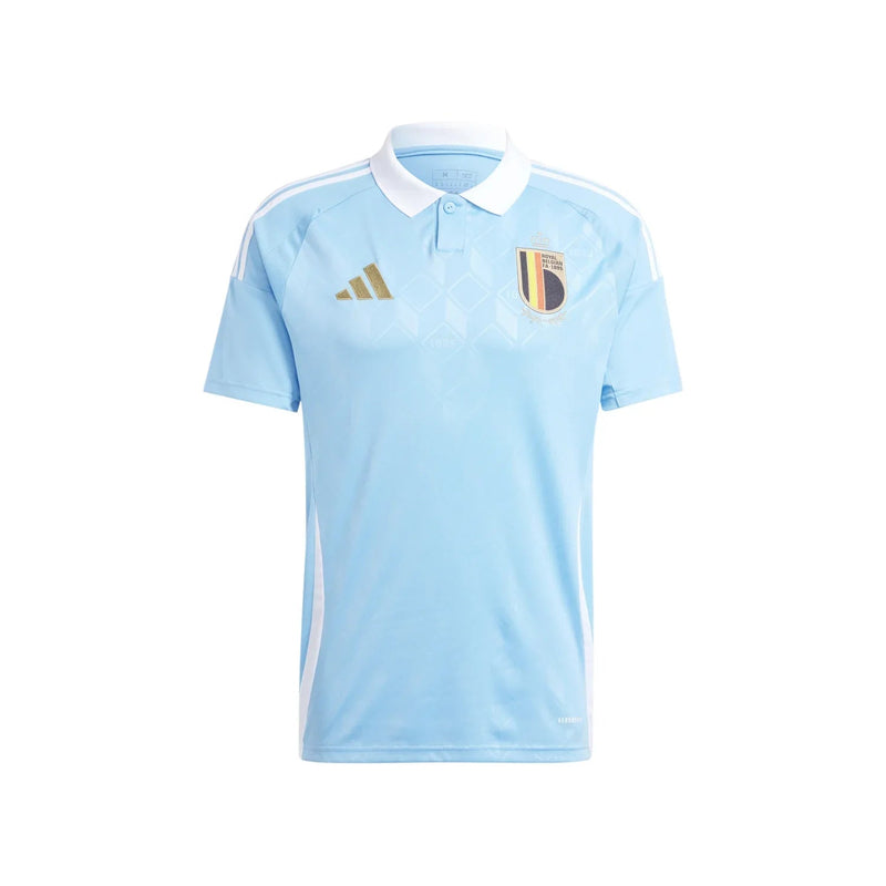 Camisa Bélgica Away 24/25 s/n° Torcedor Adidas Masculino - Azul celeste