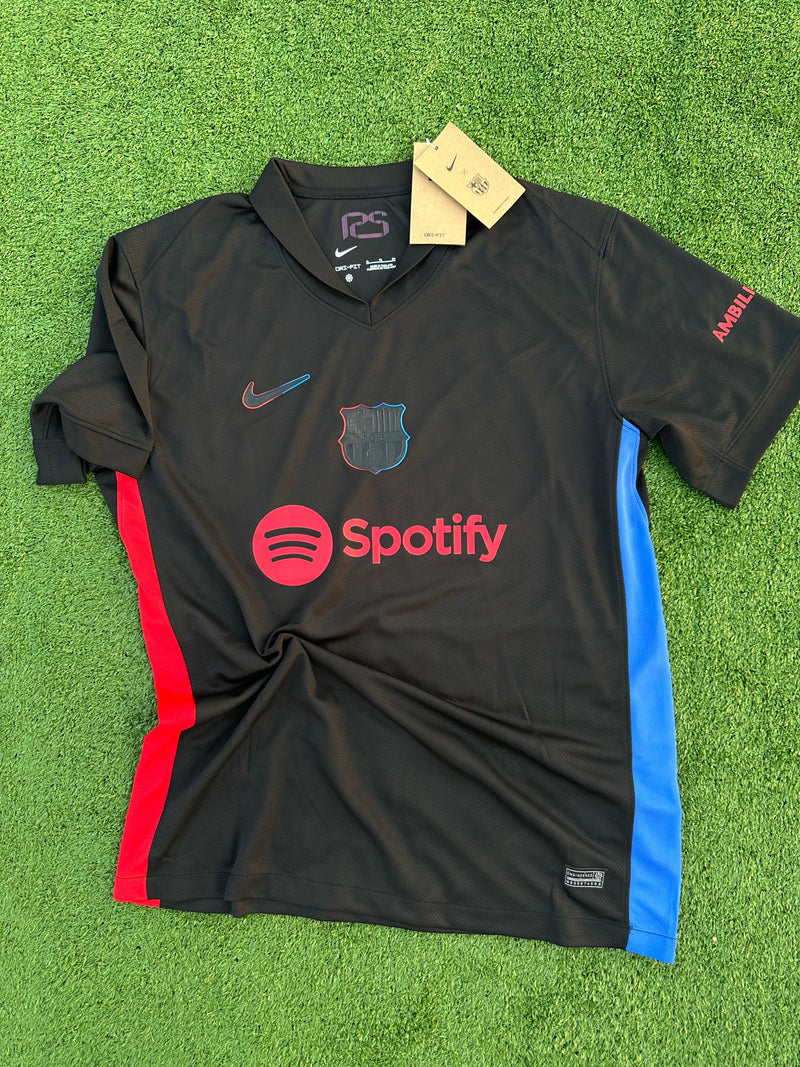 Camisa Barcelona Away 24/25 s/n° Torcedor Masculino - Preta