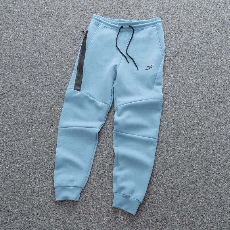 Conjunto Tech Fleece - Azul/Branco