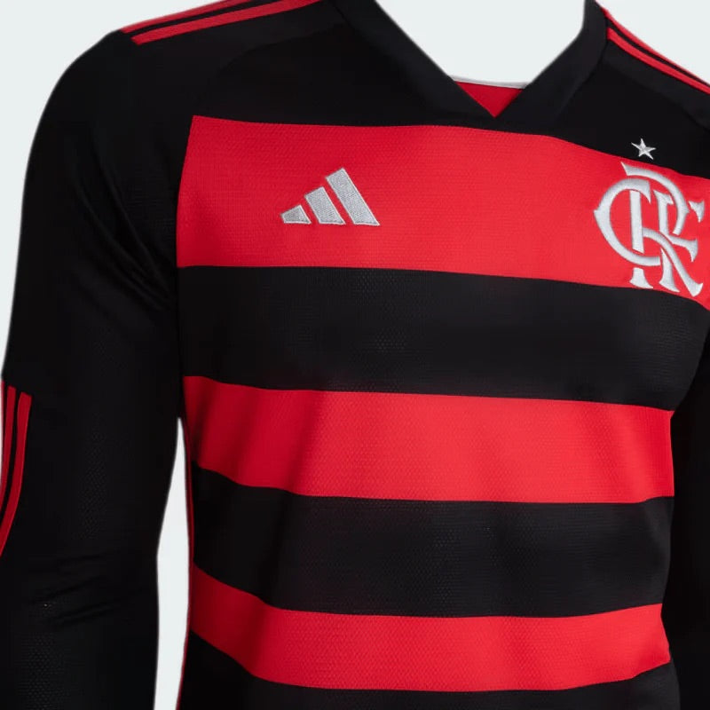 Camisa Flamengo Manga Longa 24/25 Home I