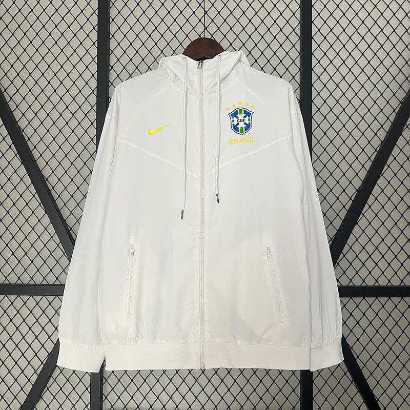 2024 Brazil  Windbreaker White S-XXL(59F1)