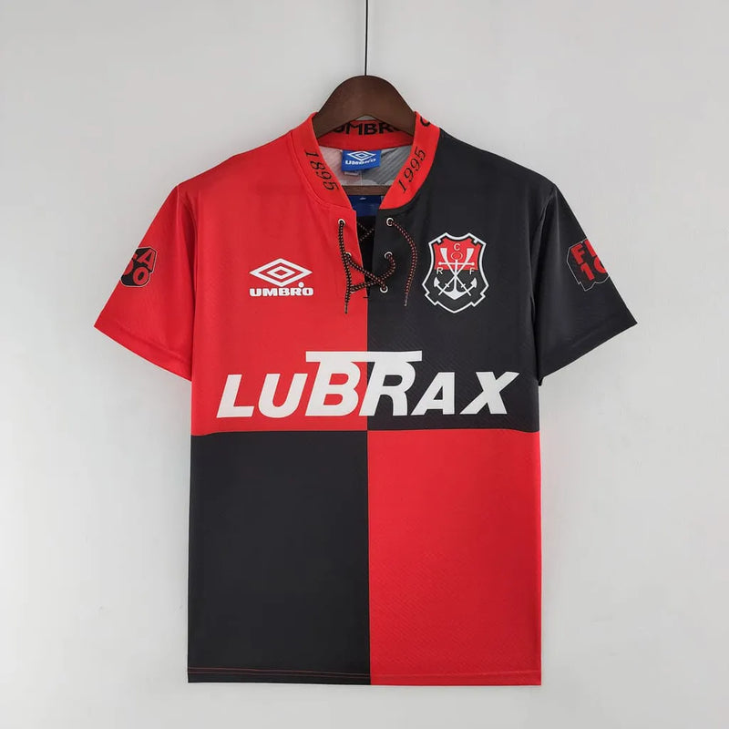 Camisa Flamengo Retrô 1995 - Vermelha e Preta