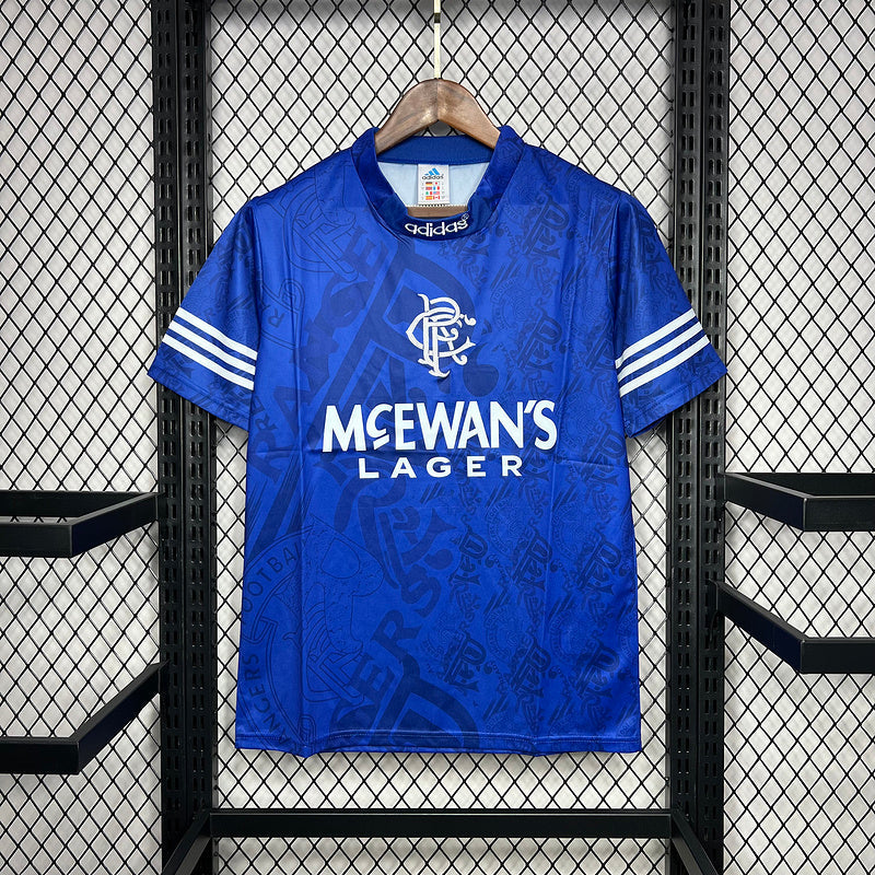 Retro Rangers 1994∕96 Home Retro Jersey(B144)