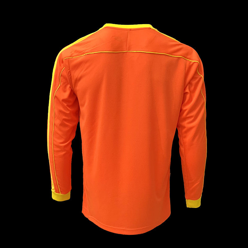 Retro Retro 1998 Brazil goalkeeper orange long sleeve S-XXL(32B5)