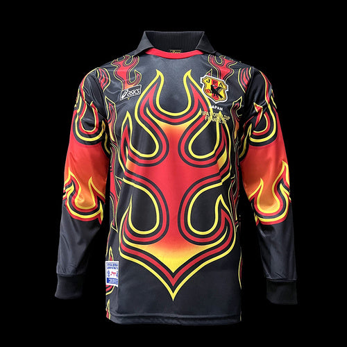 Retro Retro 1998 Japan Goalkeeper flame long sleeve S-XXL(8A7A)