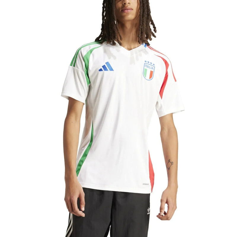 Camisa Itália Away 24/25 s/n° Torcedor Adidas Masculino - Branca