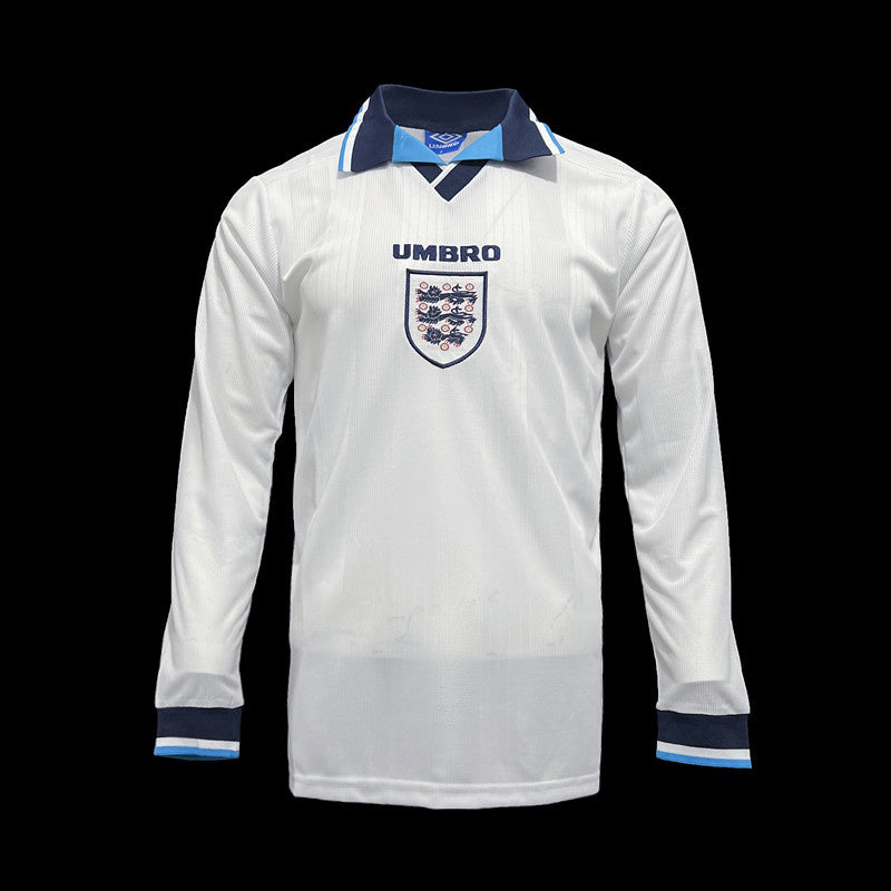 Retro Long Sleeve Retro 1996 England home S-XXL(5A20)