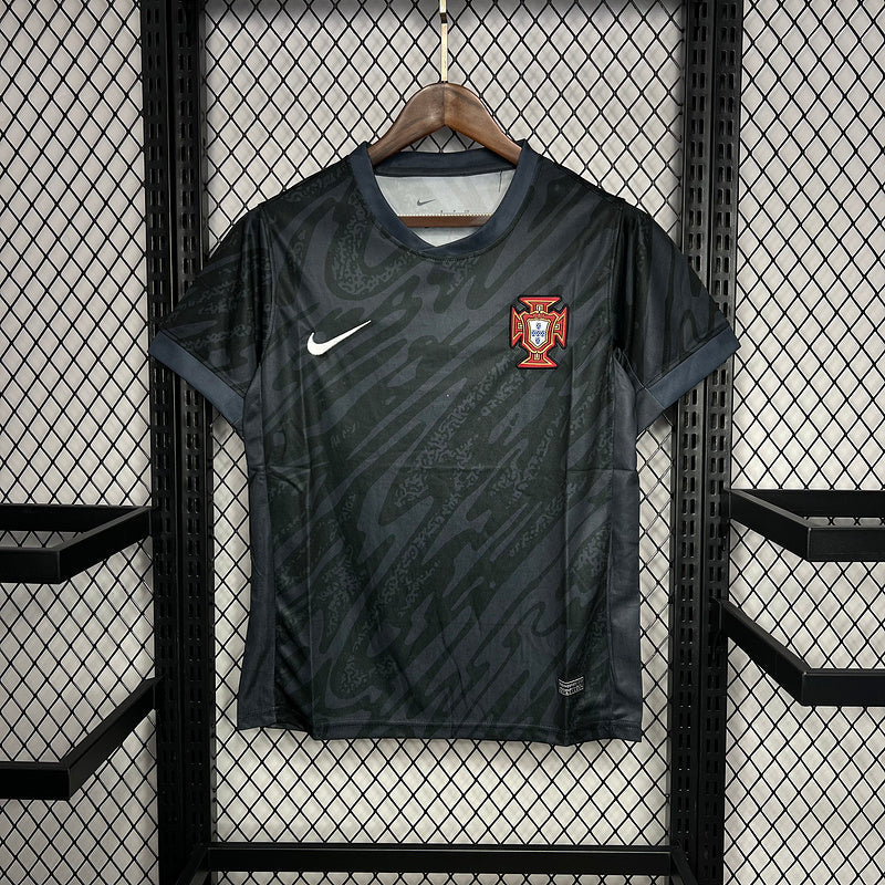 Portugal 2024∕25 Euro Goalkeeper uniform Jersey(005D)