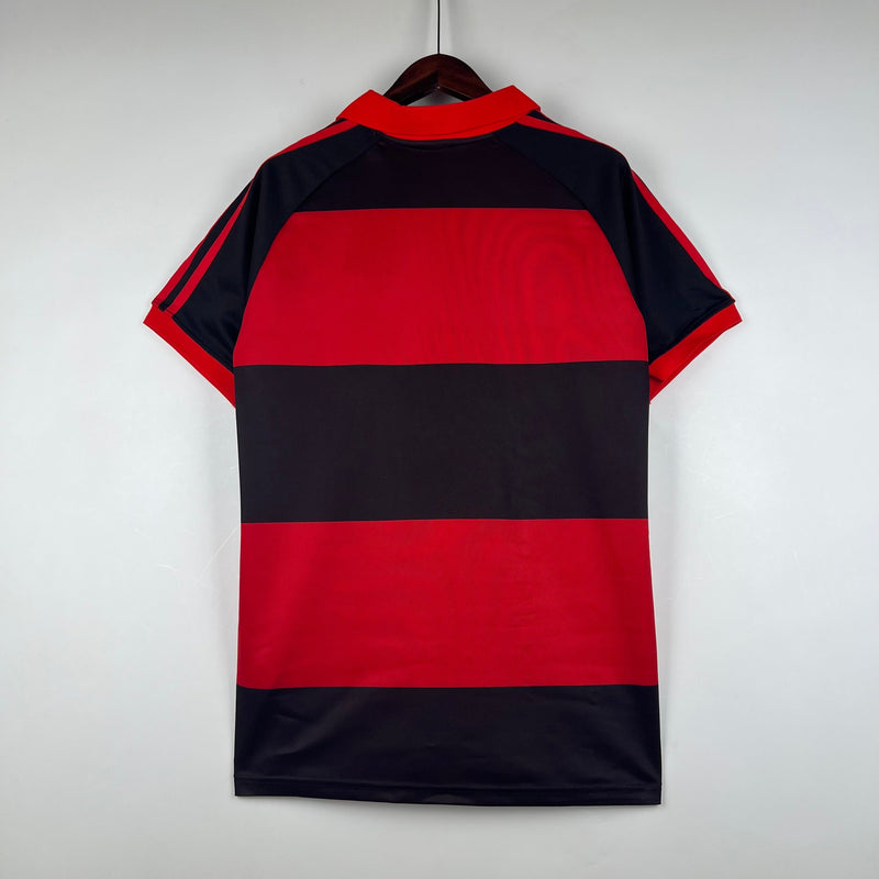 Camisa Flamengo Retrô 1987 - Vermelha e Preta