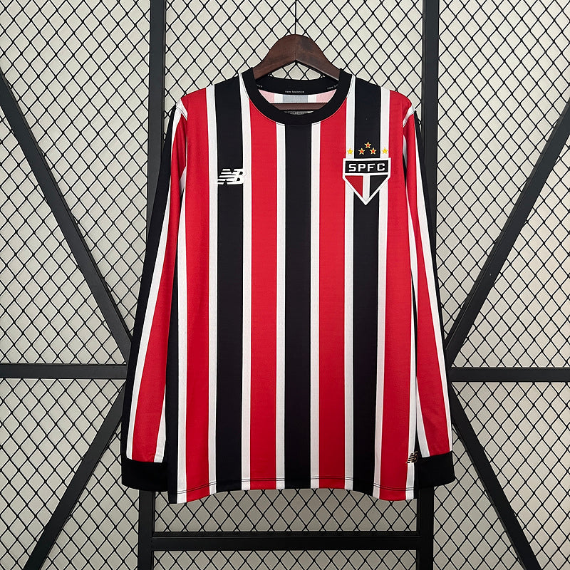 Camisa 24∕25 Long Sleeve Sao Paulo Away S-4XL(686A)