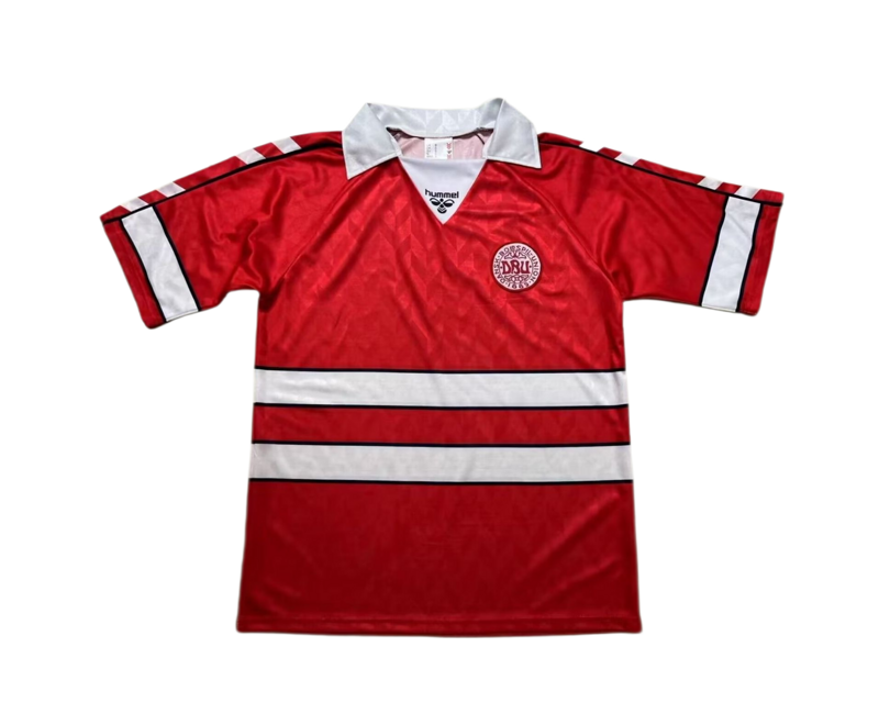 Retro Denmark 1988 Home Retro Jersey(C1B3)