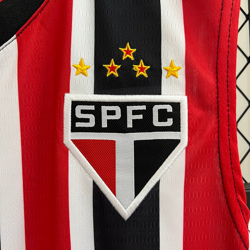 Camisa 24∕25 Vest Sao Paulo Away S-4XL(D0BE)