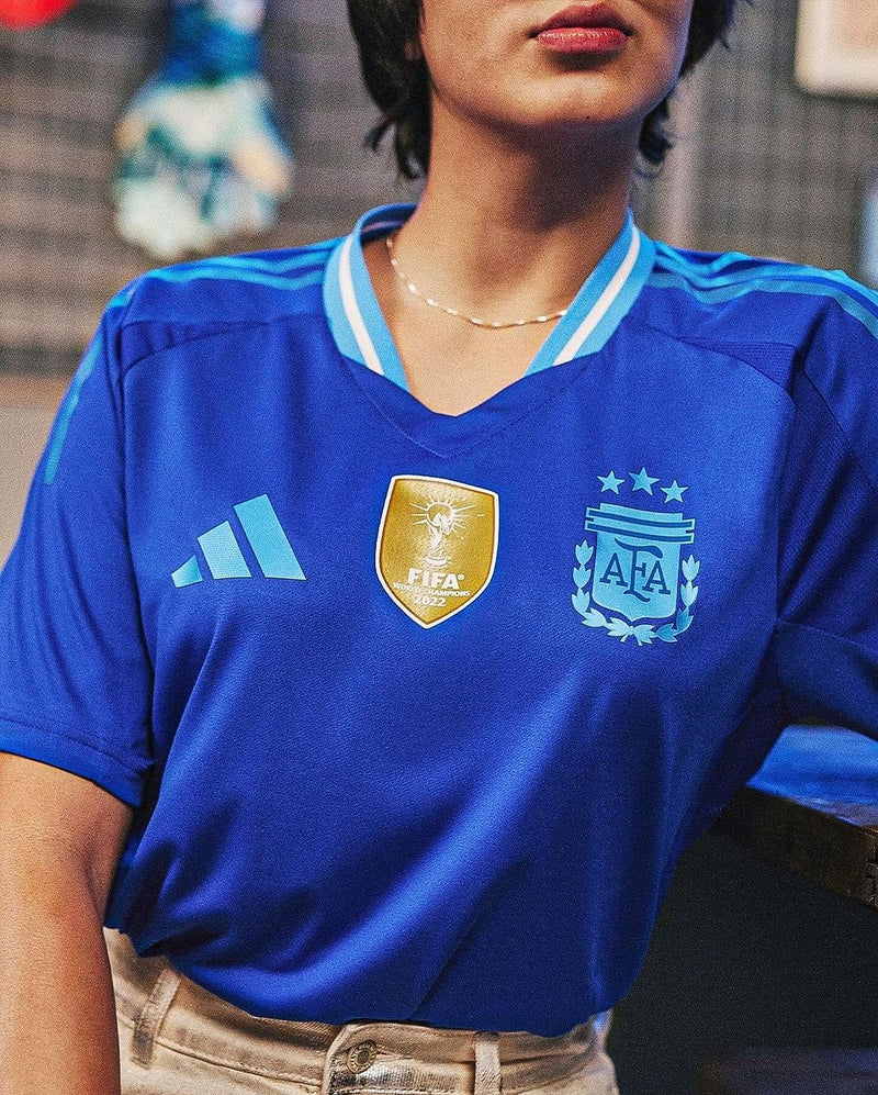 Camisa Argentina Away 2024/25 Patch de Campeão + Brinde Surpresa