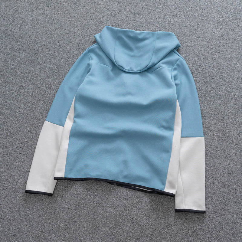 Conjunto Tech Fleece - Azul/Branco