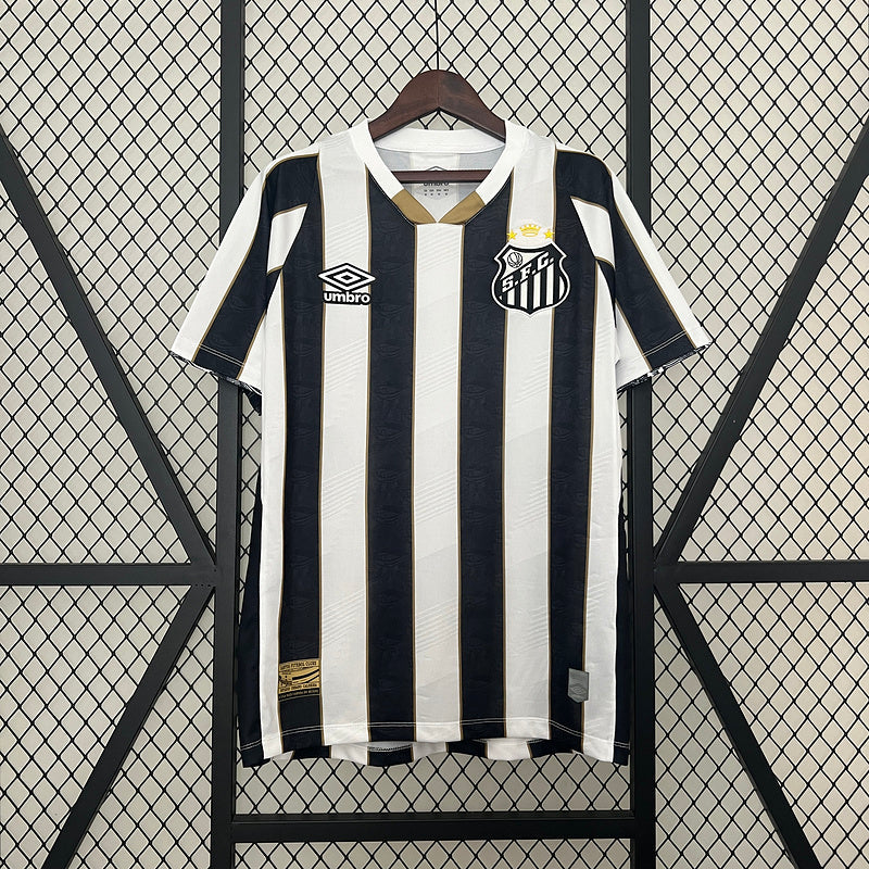 Camisa 24∕25 Santos away all sponsors S-4XL(B169)