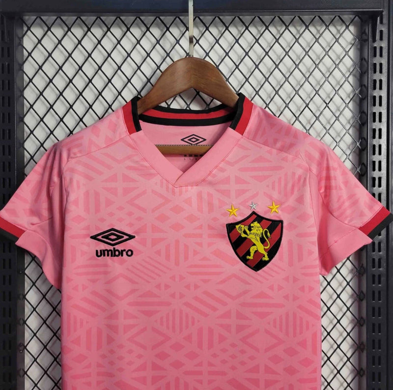 Camisa Sport 23/24 s/n° Outubro Rosa Umbro Masculina - Rosa+Preto