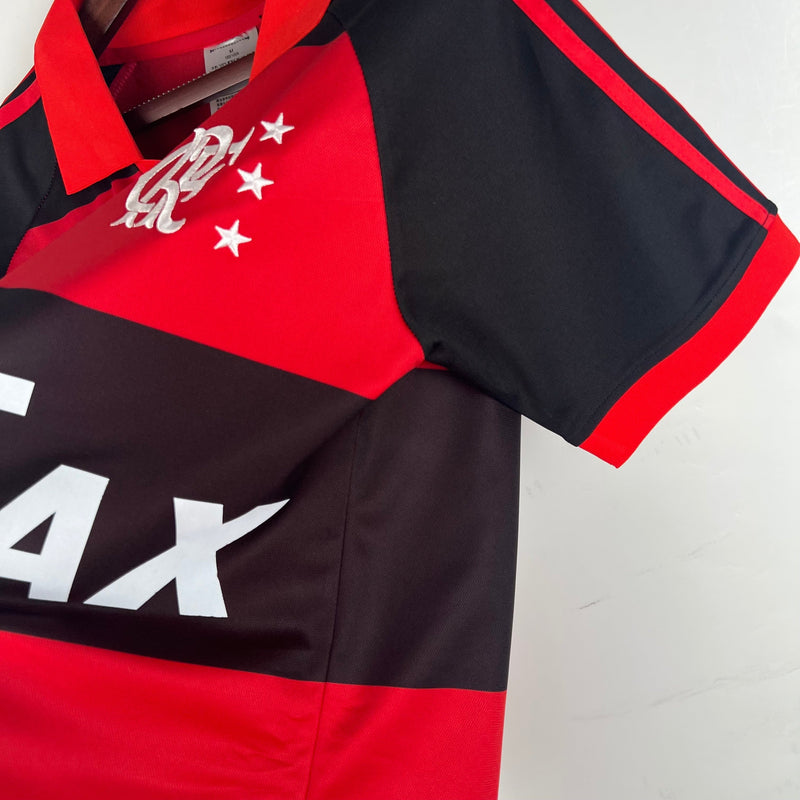 Camisa Flamengo Retrô 1987 - Vermelha e Preta