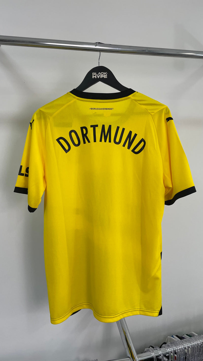 Camisa Borussia Dortmund Home 23/24 s/n° Torcedor Masculino - Amarelo e Preto