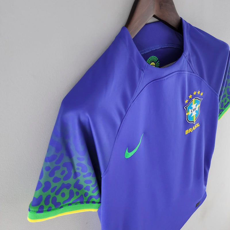 Camisa Feminina Seleção Brasil II 22/23 Nike - Azul