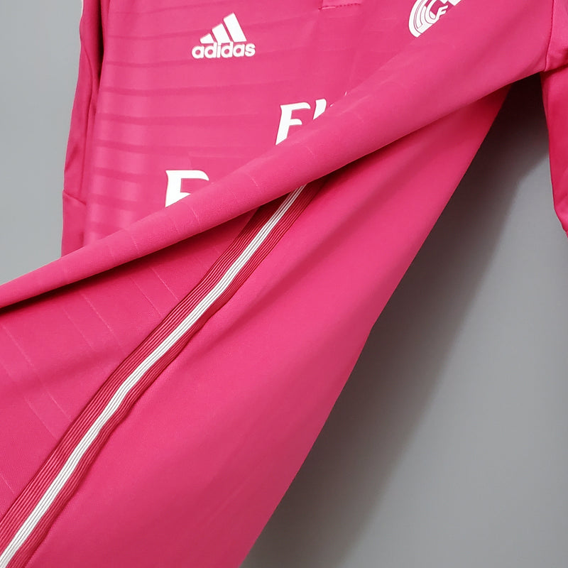 Camisa Manga Longa Real Madrid II 14/15 Adidas - Rosa