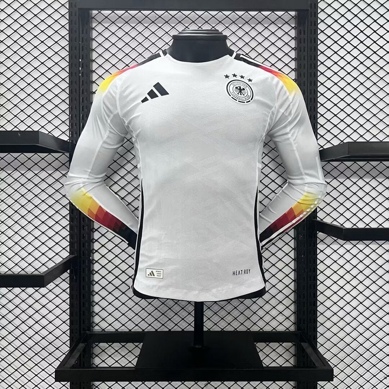 Germany 2024∕25 Euro Home Long Sleeves Jersey – Player Version(D74F)