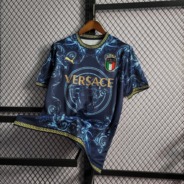 Camisa Seleção Itália x Versace - Puma - Azul