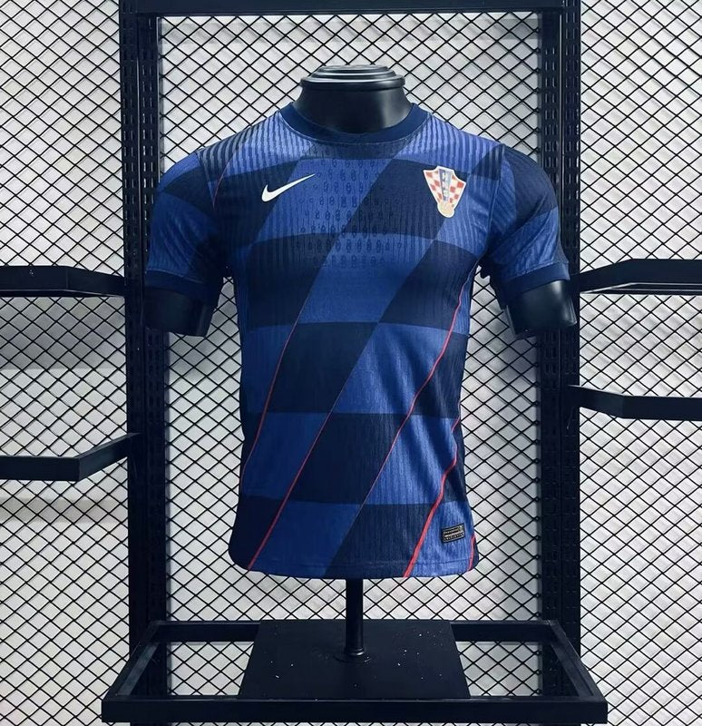 Player Croatia 2024∕25 Euro Away Jersey Player Version(3F6A)