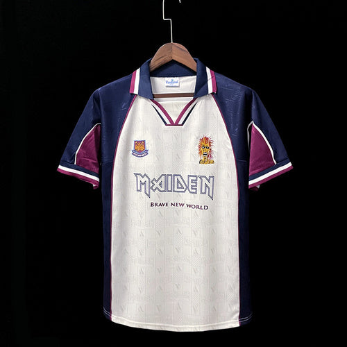 Retro Retro 1999 West Ham Iron Maiden Away Size S-XXL $17(05D3)