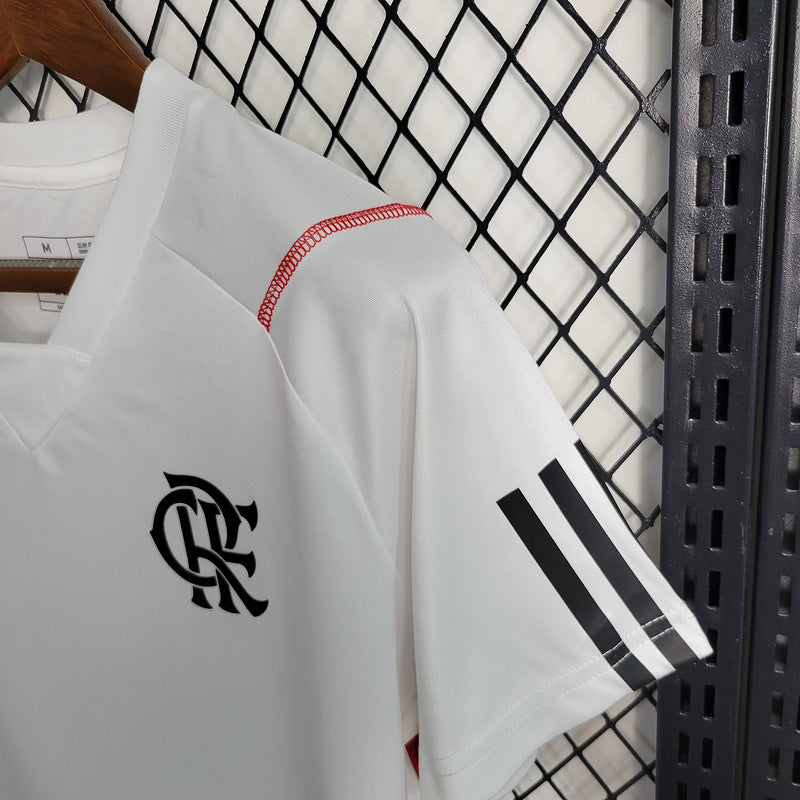 Camisa 23∕24 Flamengo Treino - Feminino - Branco