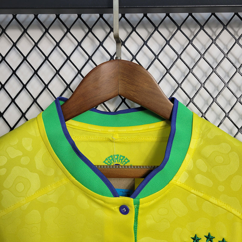 Camisa Seleção Brasil Feminino l 22/23 - Amarelo