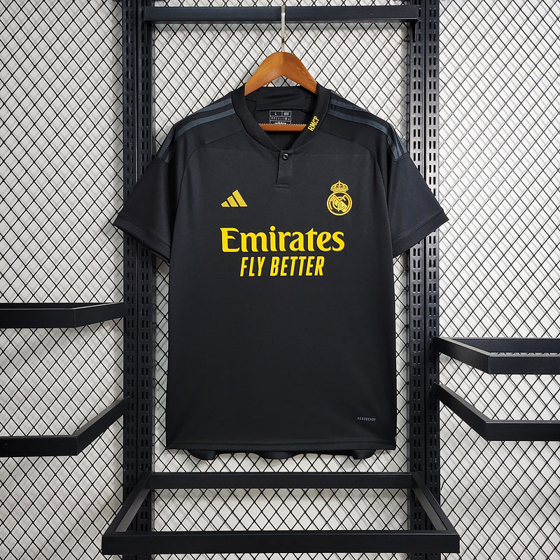 Camisa Real Madrid II 23/24 Adidas - Preto