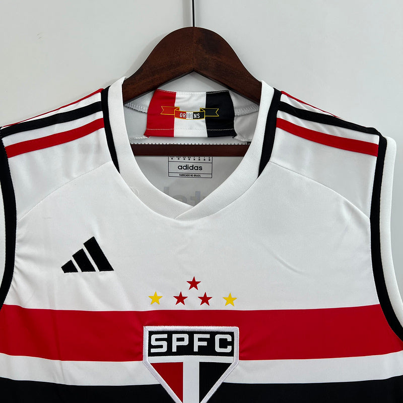 Camisa Regata do São Paulo Home I 23/24 - Branco