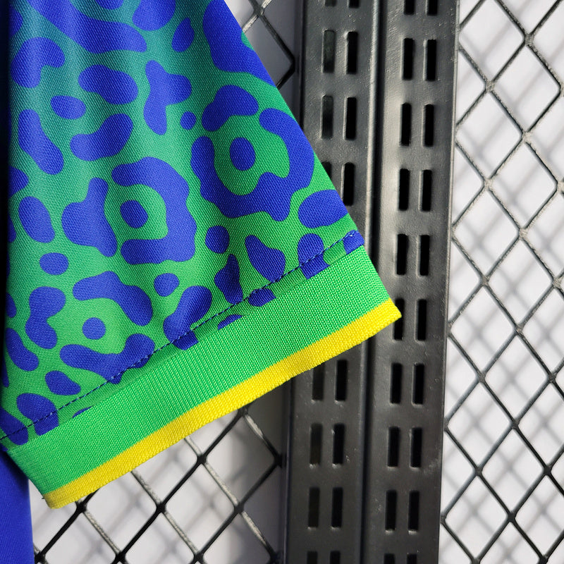 Conjunto Infantil Seleção Brasil ll 22/23 - Azul