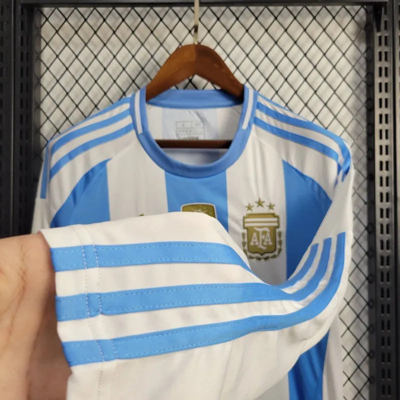 Camisa Argentina Manga Longa 24/25 Home