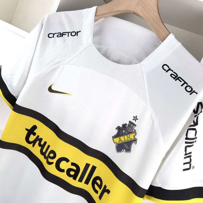 Camisa Aik II 24/25 - Branco e Amarelo