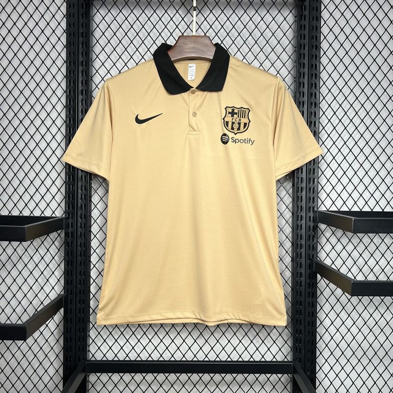 Camisa Barcelona Polo 24/25 - Bege