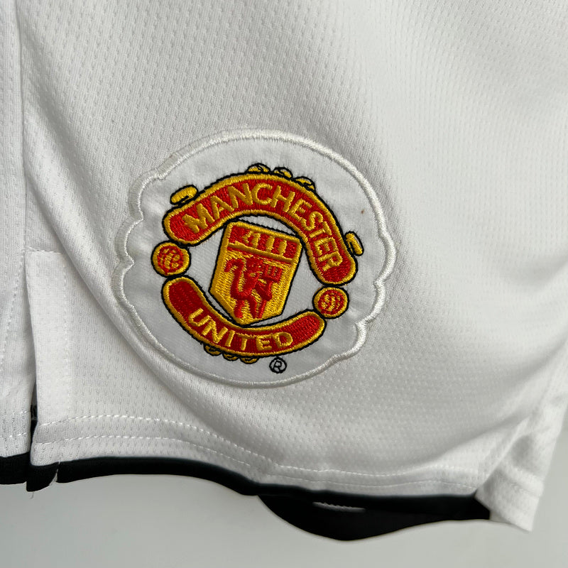 Short Retrô Manchester United - Branco