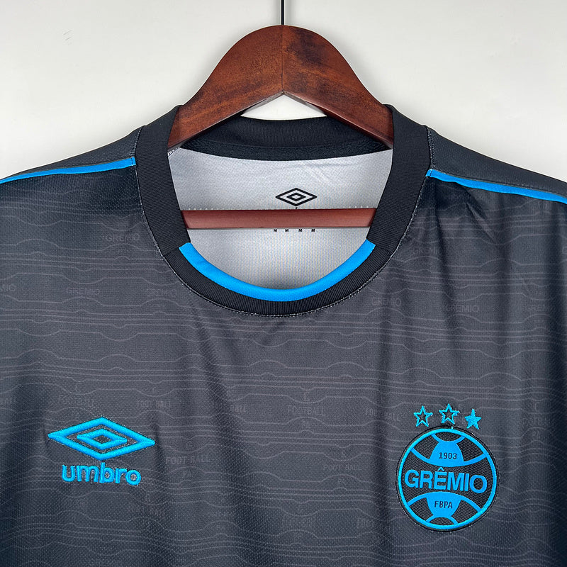 Camisa Grêmio III 23/24  Umbro - Preto