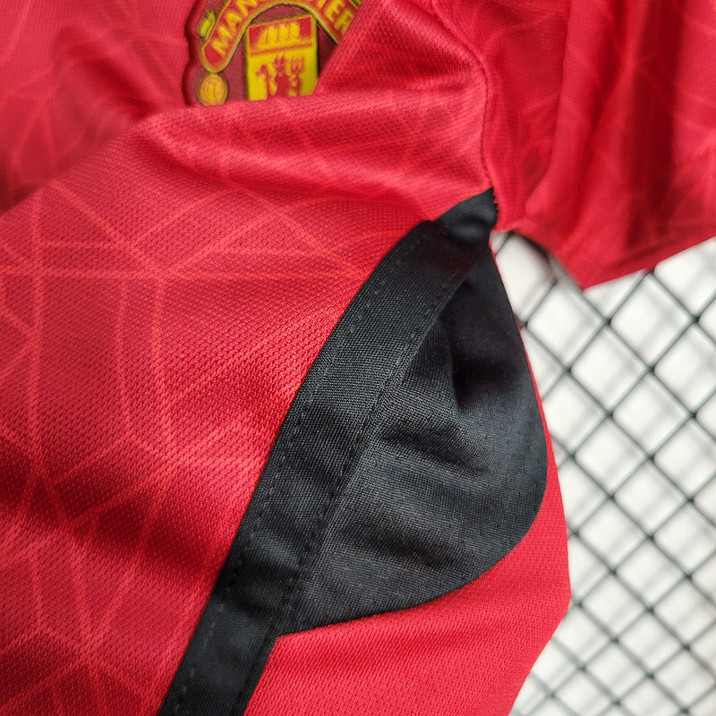 Kit Infantil Manchester United 23/24 - Vermelho