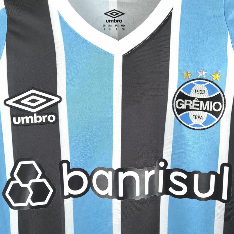 Camisa Gremio Titular 24/25 - Preto e Azul