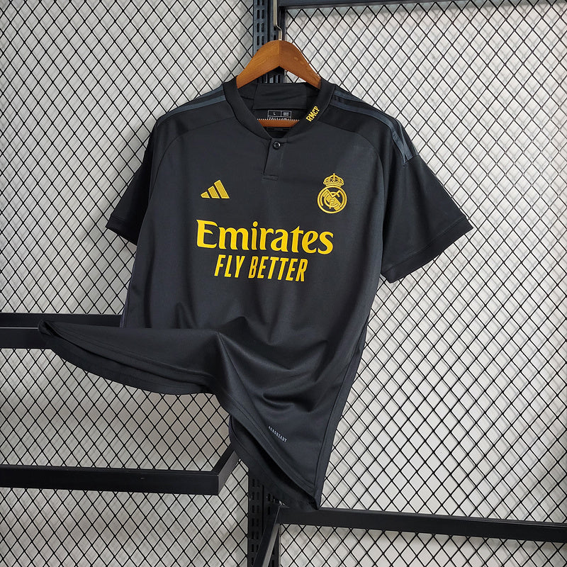 Camisa Real Madrid II 23/24 Adidas - Preto