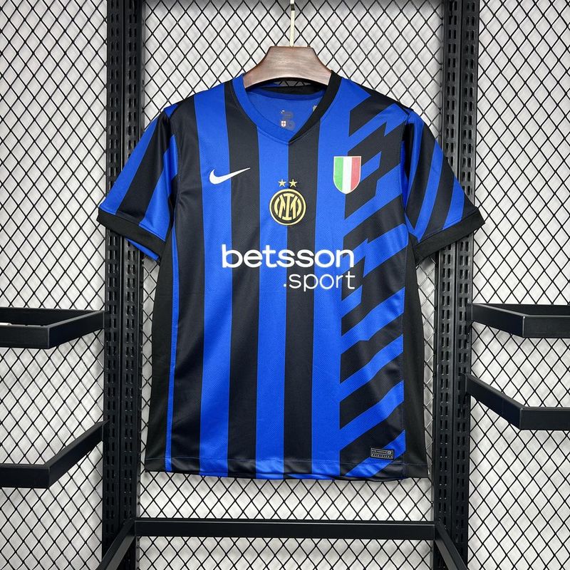 Camisa Inter Milan I 24/25 - Azul e Preto