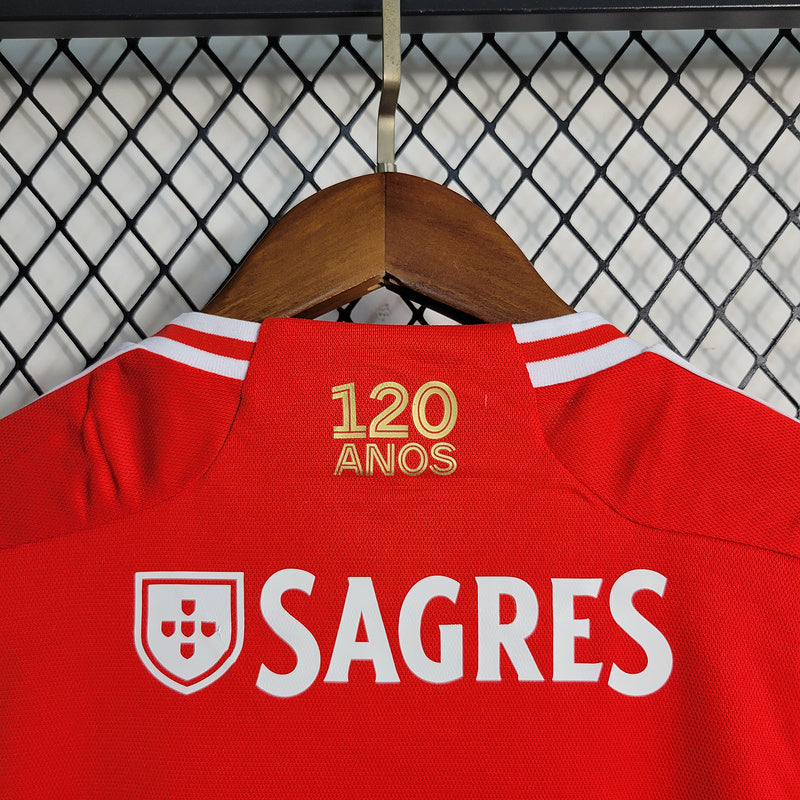 Kit Infantil Benfica Home 23/24 - Vermelho