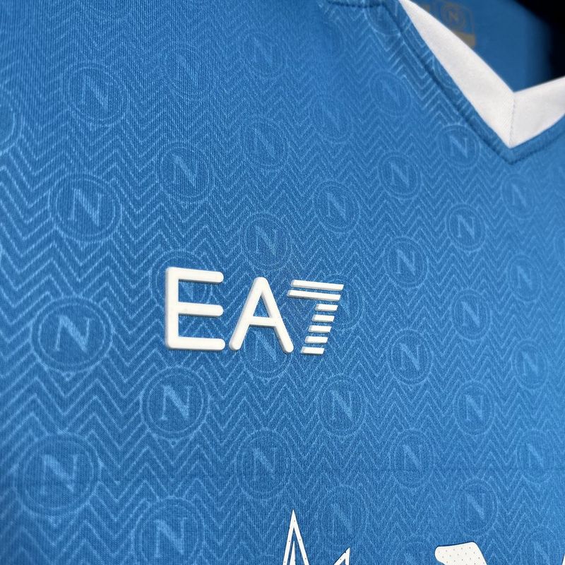 Camisa Napoli I 24/25 - Azul