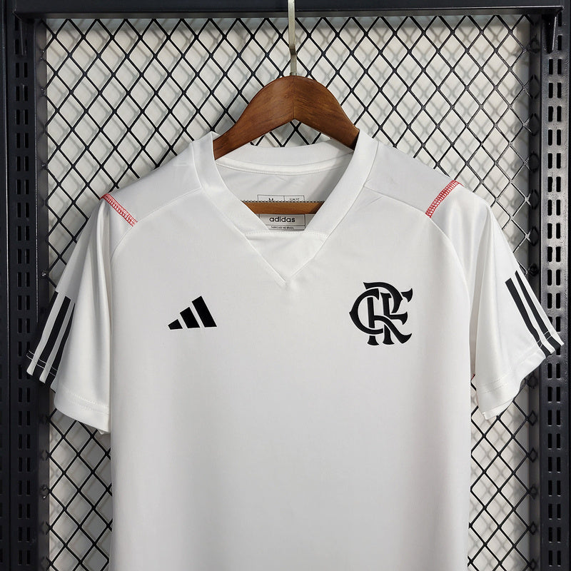 Camisa 23∕24 Flamengo Treino - Feminino - Branco