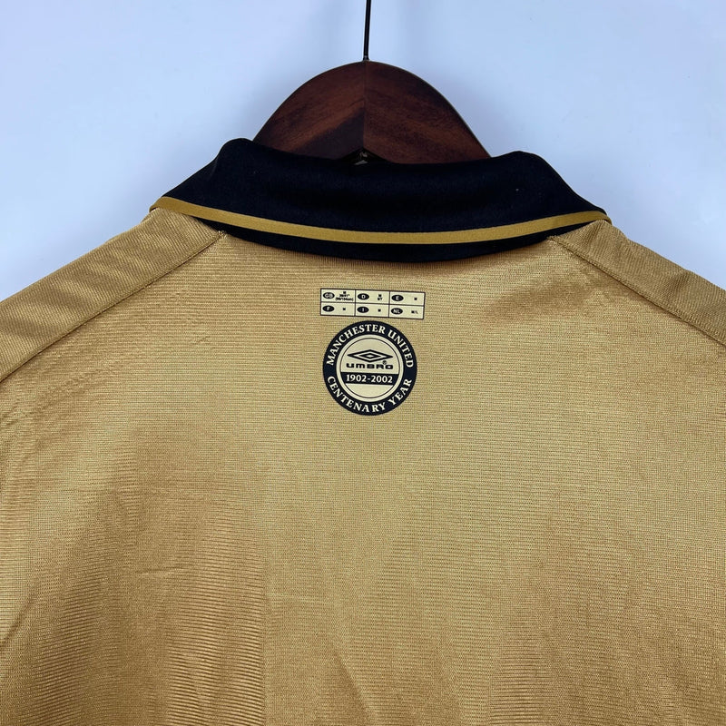 Camisa Retrô Manchester United Edição 100 Anos, Dupla Face