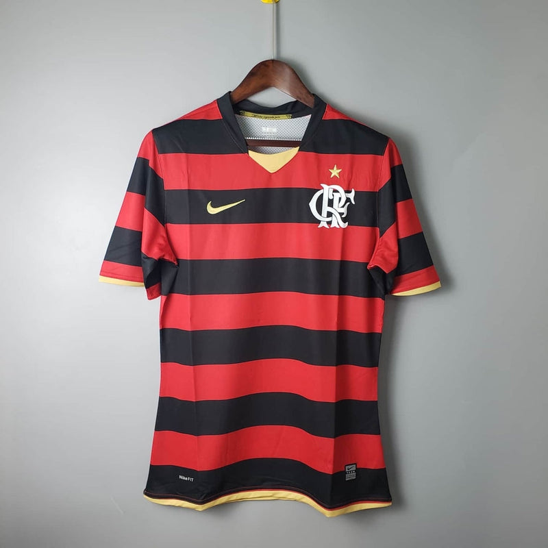 Camisa Flamengo Retrô 2009 Vermelha e Preta - Nike